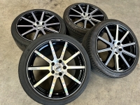 18 inch AEZ sport velgen + zomerbanden Mercedes C klasse W203 / SLK