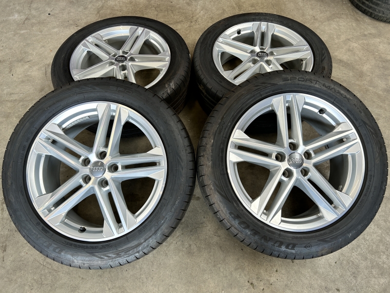 19 inch originele  velgen + zomerbanden Audi Q5 SQ5 80A601025G set 3