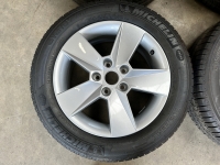 16 inch originele velgen + zomerbanden  Skoda Octavia 3V0601025