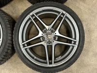 19 inch originele C63 AMG velgen + winterbanden Mercedes C klasse A2054011900 A2054013600 set 2