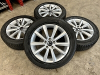 17 inch originele Merano velgen + vierseizoenenbanden Volkswagen Passat 3G0071497C