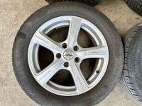 16 inch interaction velgen + banden VW Golf - Caddy / Audi A3 205 55 16