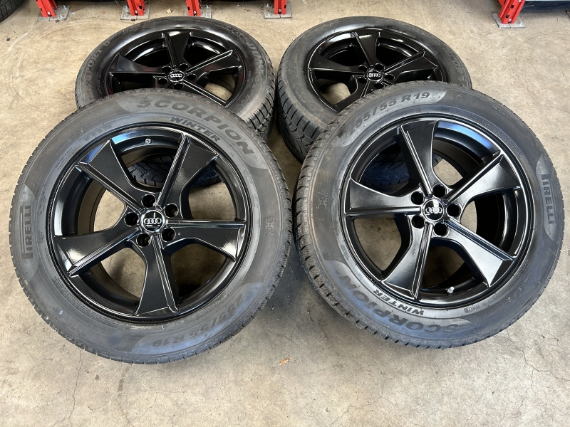 19 inch originele velgen + winterbanden Audi Q7 SQ7 (4M0601025L)