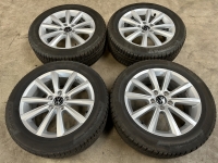 17 inch originele Merano velgen + winterbanden Volkswagen Passat 3G0071497C set D