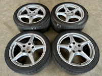 18 inch originele velgen + zomerbanden Porsche 911 997 99736213600 99736214001