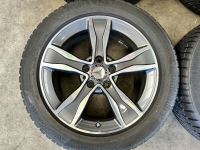 17 inch originele velgen + Continental winterbanden Mercedes C klasse W205 set 1 A2054010800