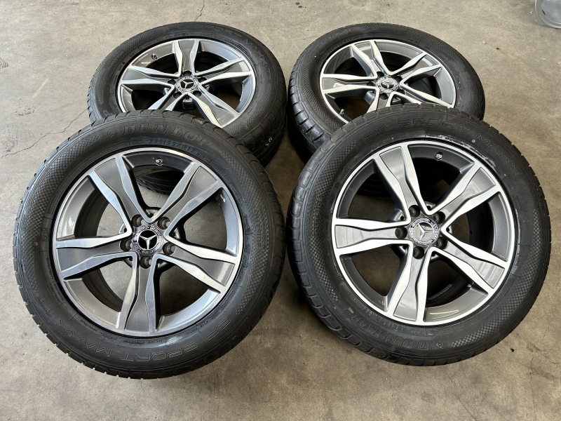 17 inch originele velgen + zomerbanden Mercedes Vito / Viano  A2054010800 set 3