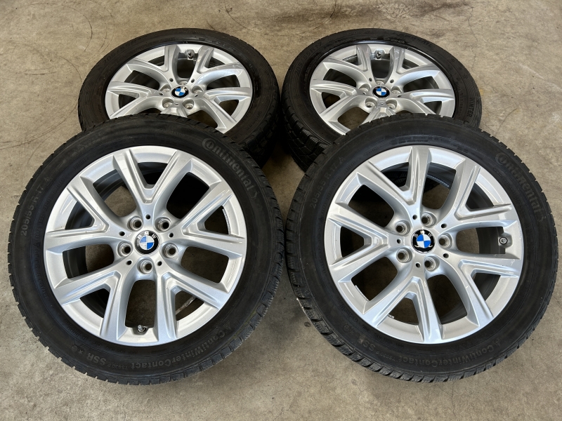 17 inch originele velgen + winterbanden BMW 2 serie F45 F46 style 574 set 1