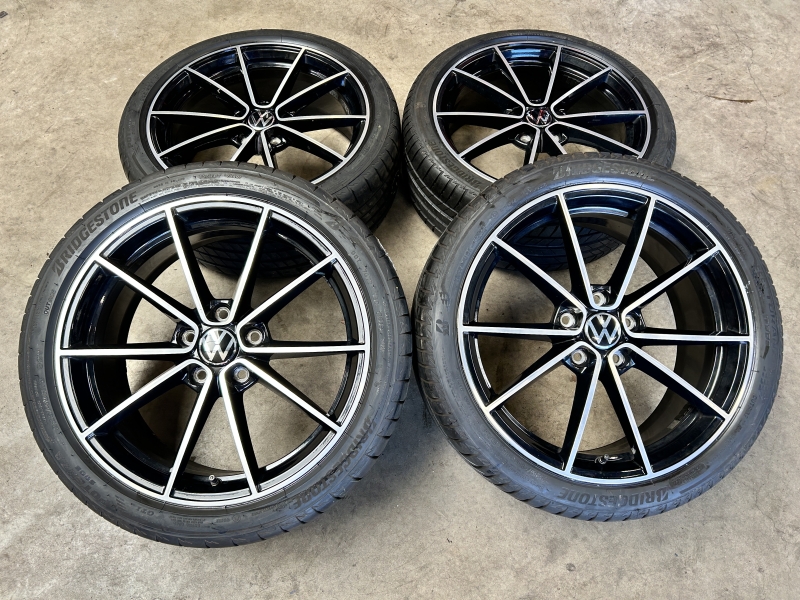 18 inch originele Belvedere velgen + zomerbanden VW Golf 7.5 GTI TCR 5G0601025CF