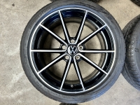 18 inch originele Belvedere velgen + zomerbanden VW Golf 7.5 GTI TCR 5G0601025CF