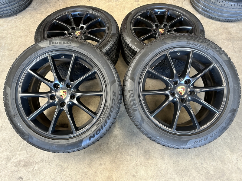 20  inch originele velgen + winterbanden Porsche Cayenne E3 9Y0601025BB 9Y0601025AA