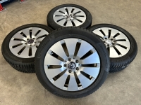 17 inch originele velgen + winterbanden Mercedes C klasse A2054012100 set 1