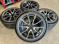 20 inch originele AMG velgen + zomerbanden Mercedes SL43 SL55 SL63 klasse A2324012300 A2324012400