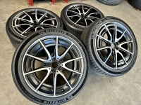 20 inch originele AMG velgen + zomerbanden Mercedes SL43 SL55 SL63 klasse A2324012300 A2324012400