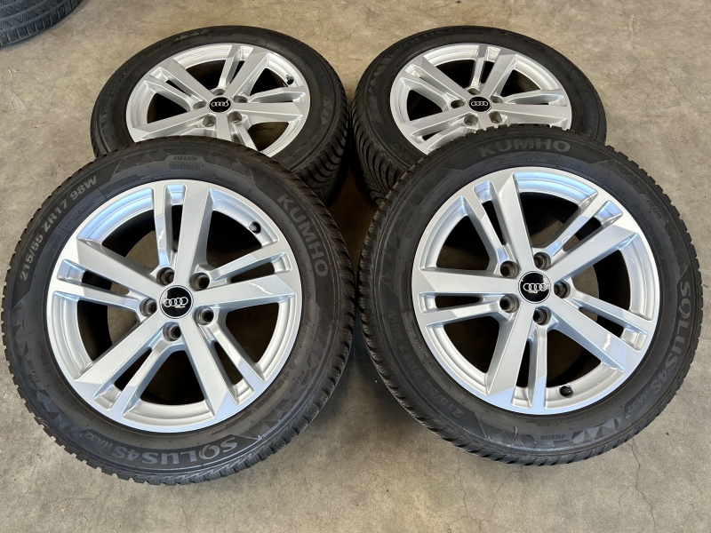 17 inch originele velgen + vierseizoenenbanden Audi Q2  215 55 17 83A601025F