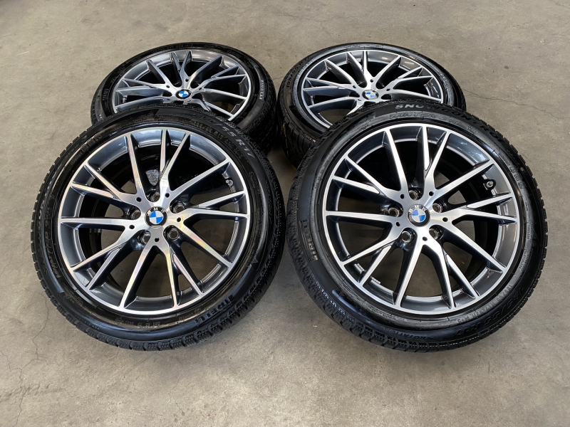 17 inch originele velgen + winterbanden BMW 1 serie F40 style 489 7849122 set 2