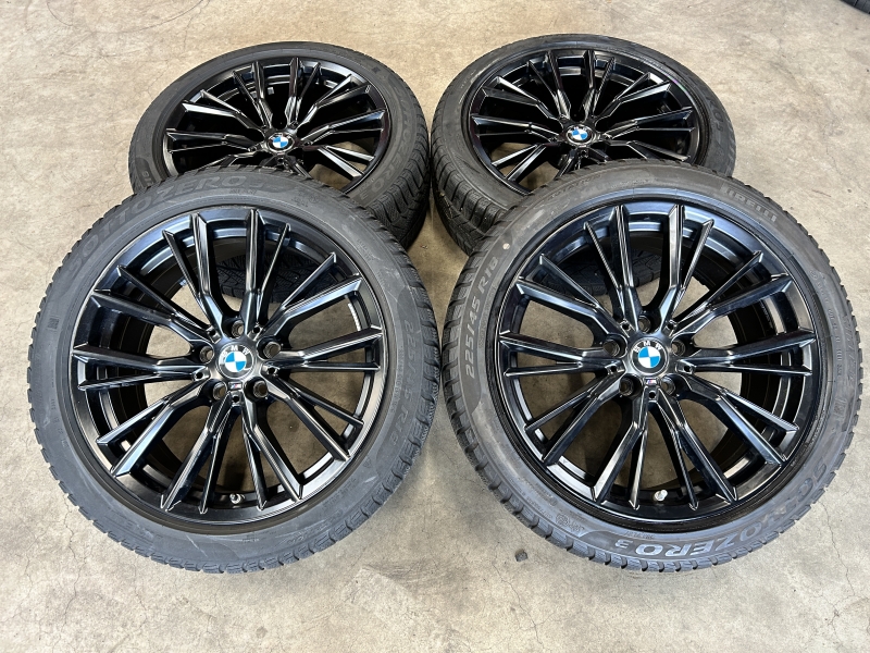 18 inch originele velgen + winterbanden BMW 3 4 serie G20 G22 style 796M 6885305 