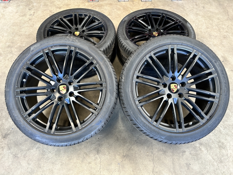 21 inch originele velgen + zomerbanden Porsche Cayenne Turbo E3 7P5601025AE