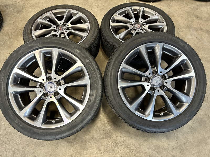 18 inch originele velgen + winterbanden Mercedes E klasse / Vito A2134011600 set 1