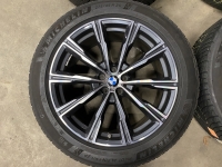 20 inch originele velgen + winterbanden BMW X5 G05 style 740 M 8071996 set D