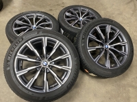 20 inch originele velgen + winterbanden BMW X5 G05 style 740 M 8071996 set D