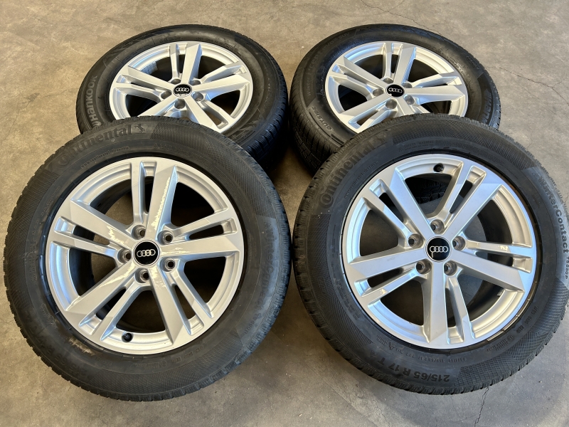 17 inch originele velgen + winterbanden Audi Q3 83A601025F