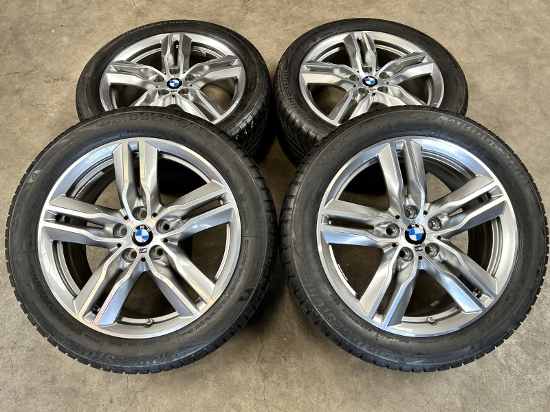 18 inch originele velgen + winterbanden BMW X1 F48 X2 F39 style 570 M 7850456 set 3