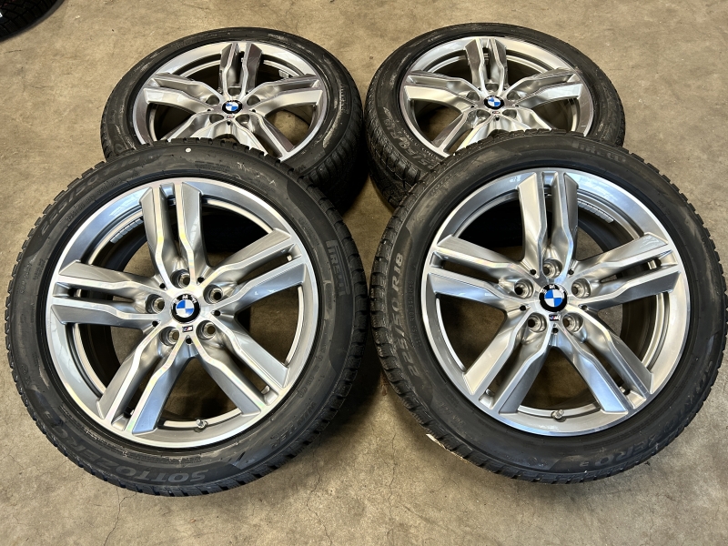 18 inch originele velgen + winterbanden BMW X1 F48 X2 F39 style 570 M 7850456 set 4