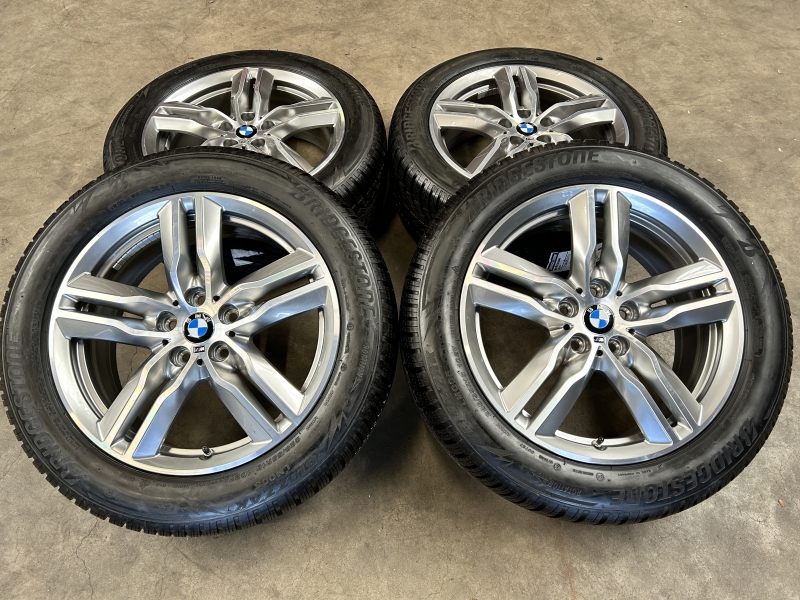 18 inch originele velgen + winterbanden BMW X1 IX1 X2 IX2 style 570 M 7850456 