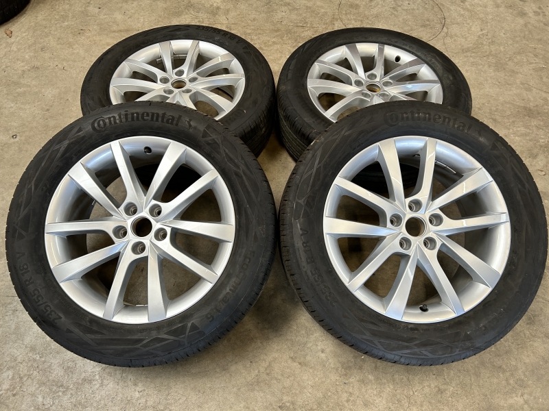 18 inch originele Elbrus velgen + zomerbanden Skoda Kodiaq 565601025D