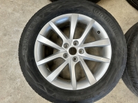 18 inch originele Elbrus velgen + zomerbanden Skoda Kodiaq 565601025D