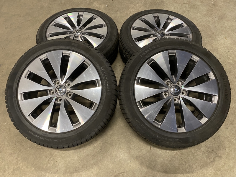 18 inch originele velgen + winterbanden Volkswagen ID.3 set 2