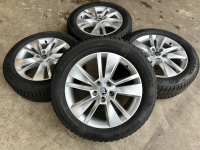 18 inch originele Mytikas velgen + winterbanden Skoda Kodiaq 565601025C set 2