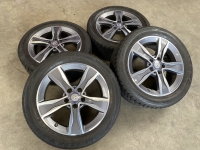 17 inch originele velgen + Bridgestone winterbanden Mercedes C klasse W205 set 4 A2054010800