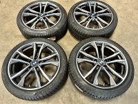 19 inch originele M velgen + winterbanden BMW X1 F48 X2 F39 style 715 M 8008616