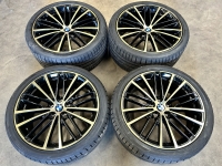 19 inch originele velgen + zomerbanden BMW 3 serie G20 G21 style 635 5A2A390 / 5A2A399