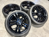 zwarte 18 inch originele velgen + winterbanden Audi A3 S3 S line 8V0601025BL