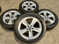 17 inch originele St Moritz velgen + winterbanden Volkswagen Passat 3C8601025F 