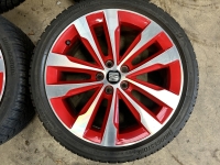 17 inch originele velgen + winterbanden Seat Ibiza 6P0601025C