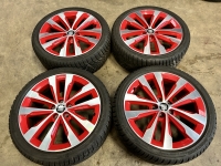 17 inch originele velgen + winterbanden Seat Ibiza 6P0601025C