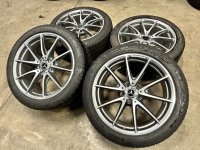 19 inch originele E63 AMG(S) velgen + winterbanden Mercedes E klasse A2134012600 A2134014600