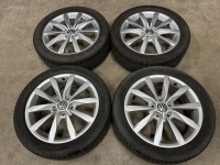 17 inch Dijon velgen + winterbanden Volkswagen Golf set 2