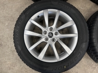 18 inch originele Elbrus velgen + winterbanden Skoda Kodiaq 565601025D