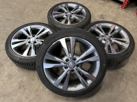 18 inch originele avantgarde velgen + winterbanden Mercedes C klasse A2054012802 A2054012902