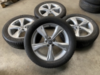 19 inch originele velgen + winterbanden Audi Q5 80A601025K set 5