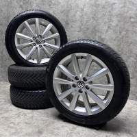 16 inch originele Merano velgen + winterbanden Volkswagen Polo 2G0601025AF set 3