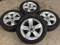 16 inch originele Corvara velgen + Michelin winterbanden VW T-Roc 2GA601025Q set b