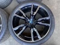 22 inch originele velgen + zomerbanden BMW X5 X6 G05 G06 747 6856025 6856026