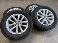 16 inch originele Sepang velgen + zomerbanden Volkswagen Passat 3G0601025 (zilver)