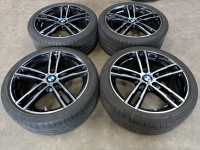 18 inch originele velgen + zomerbanden BMW 1 2 serie style 719 M 8074185 8074186